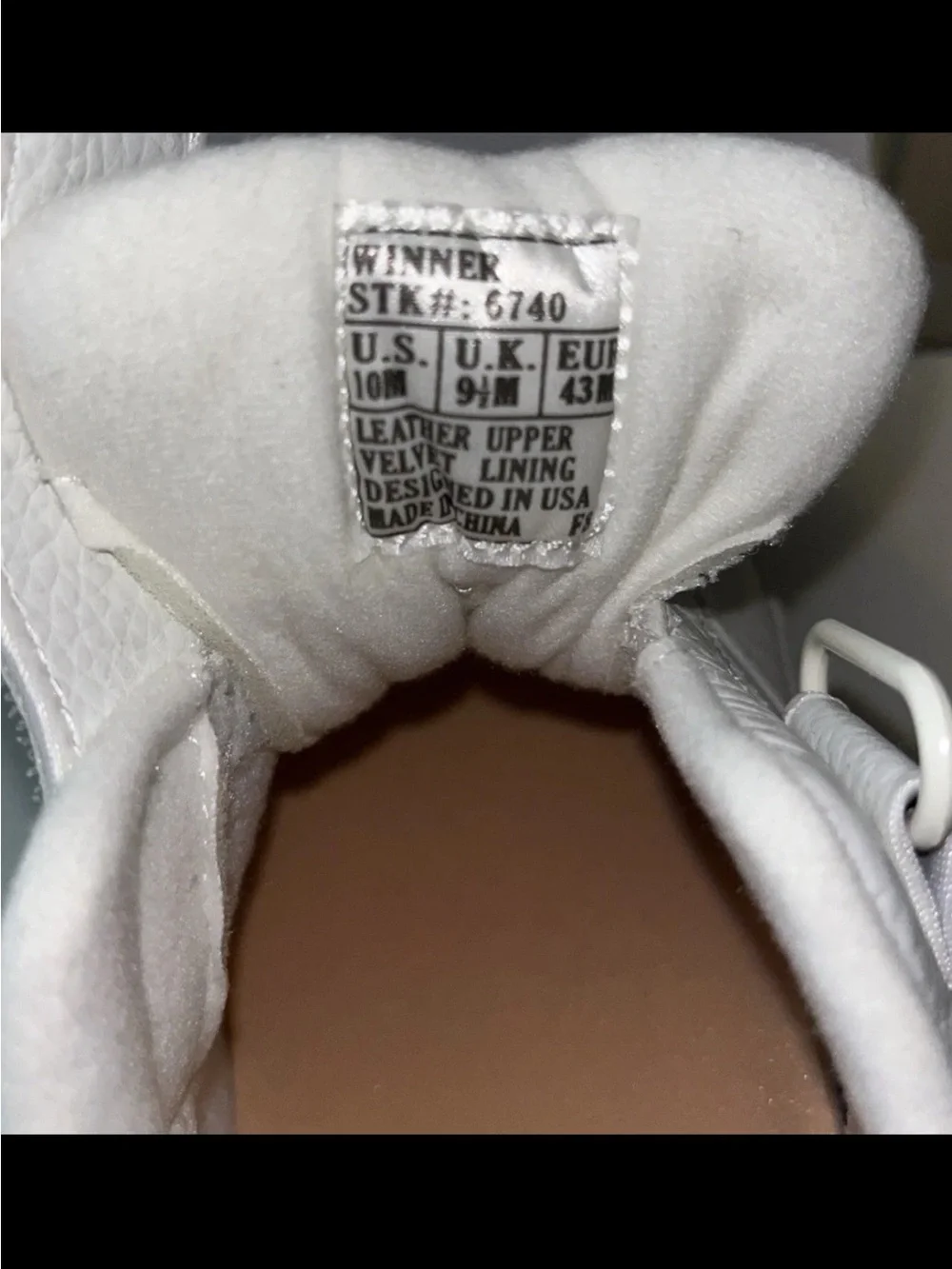 Dr Comfort Winner Men’s Size 10 White (Medium Width) NIB